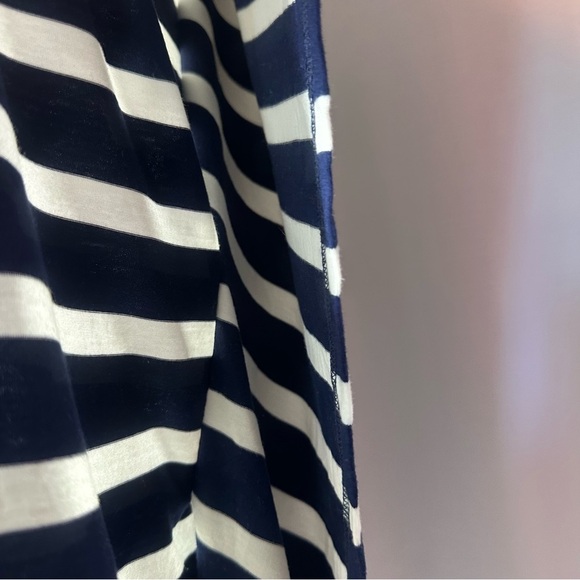 Yala Bamboo Viscose Striped Top L/XL Poncho Boxy Lagenlook Natural Comfort - Picture 4 of 10